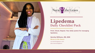 Lipedema Daily Checklist Pack
